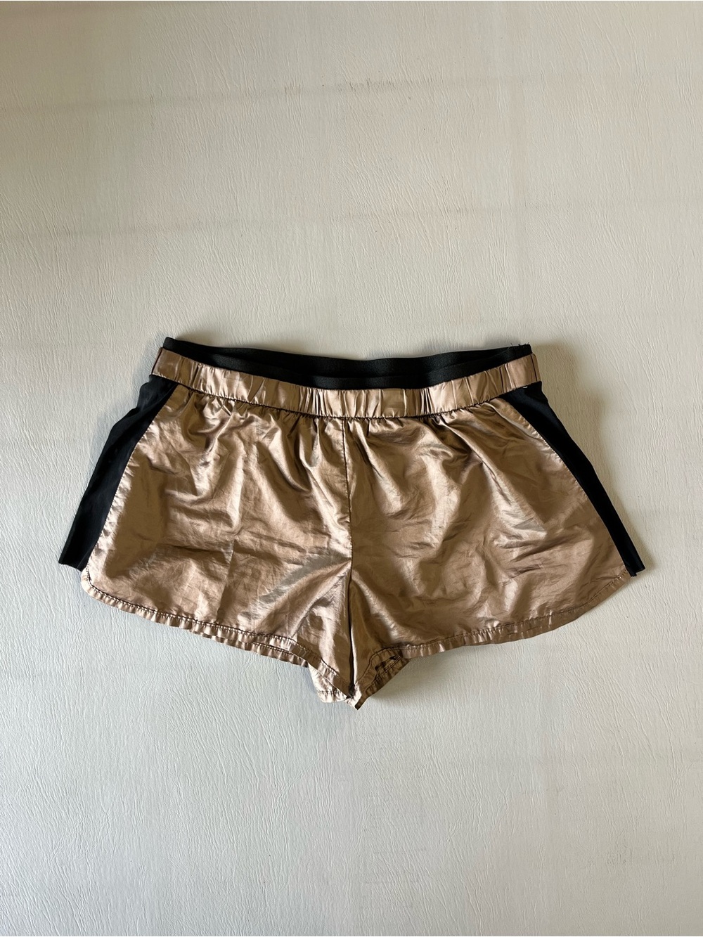 Koral Metallic Running Shorts with Black Trim